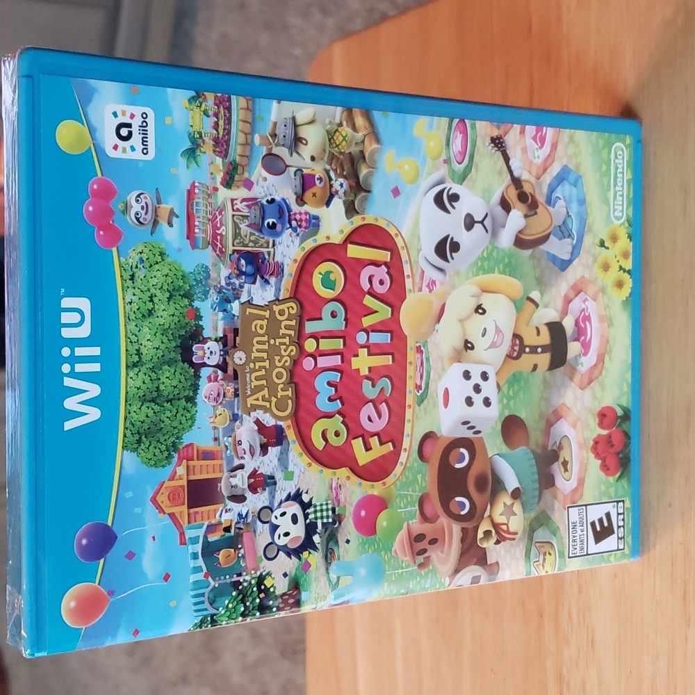 Wii U Animal Crossing Amiibo Festival game new in wrapper